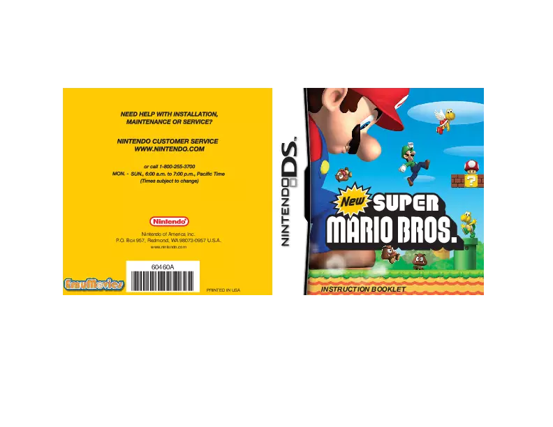 manual for New Super Mario Bros.